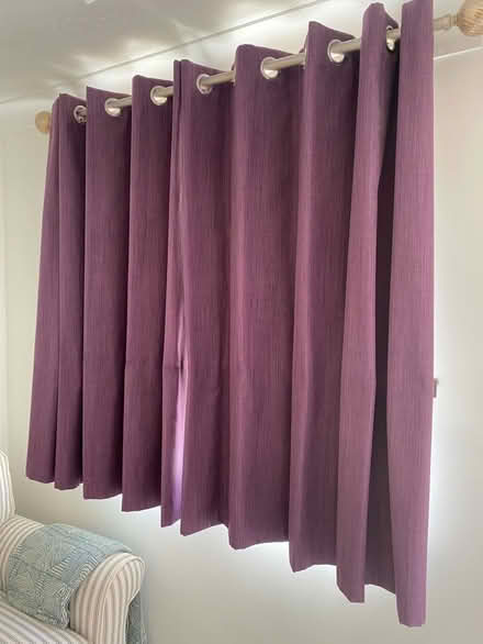 Photo of free Purple curtains (Cranham Gate GL3) #2