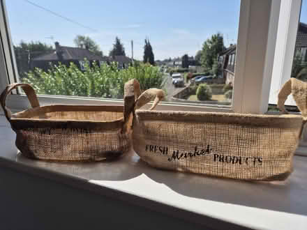 Photo of free 2 small baskets (Littlemore OX4) #1