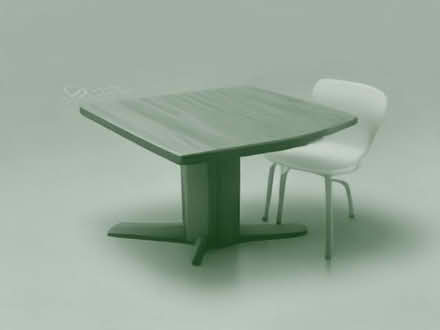 Photo of Solid wood table top 2’6” sq or 3’ would be fine (Llangrove HR9) #1