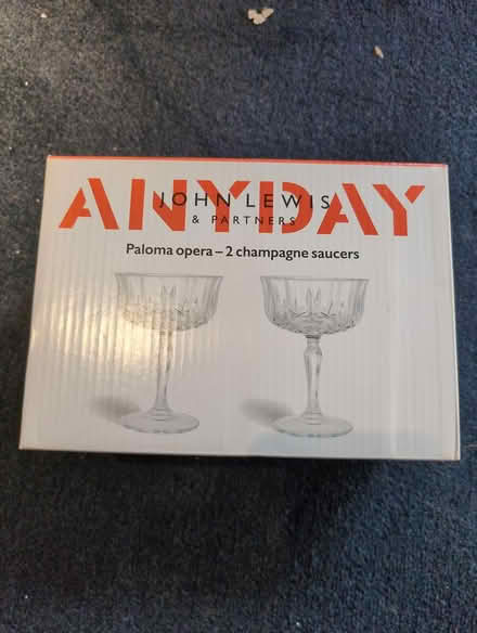 Photo of free 2 Champagne Saucers (West Ham Park E15) #1
