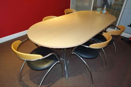 Photo of free Conference Table and Chairs (Mollington CH1) #1