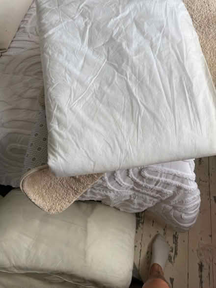 Photo of free Single duvet and old pillows (Hadlow TN11) #1