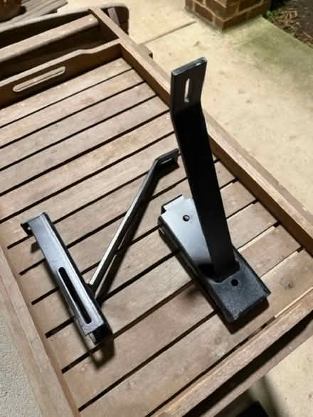 Photo of free Heavy brackets for shelf/other use (Downtown Silver Spring) #1