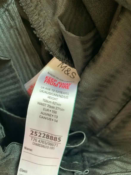 Photo of free M&S school trousers - 6 pairs (Tadworth KT20) #2