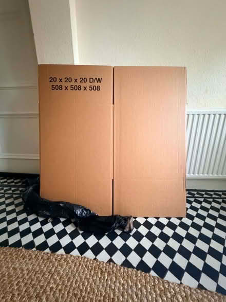 Photo of free X4 20x20x20 inch cardboard boxes (Highgate N10) #1