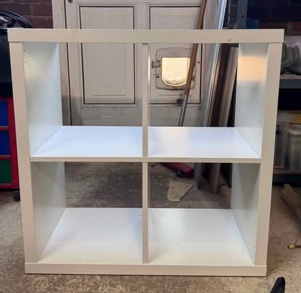 Photo of free White 4 cube Ikea storage unit (Barkham RG41) #1