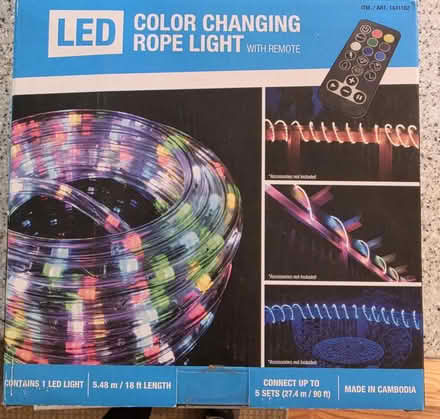 Photo of free LED exterior rope light (Raritan Twsp) #1