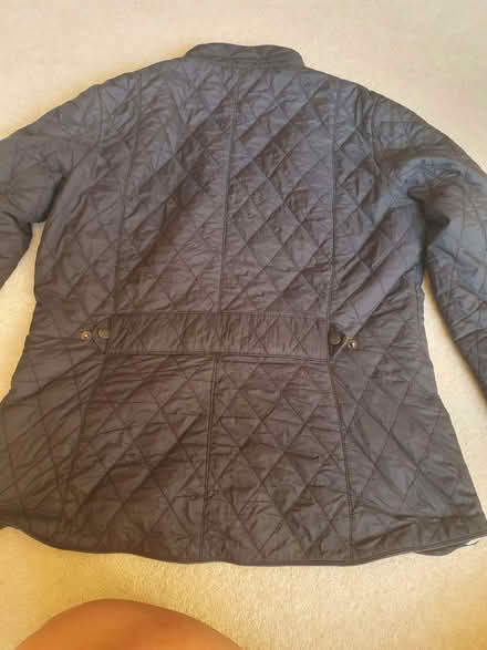 Photo of free Black genuine Barbour coat (Malvern WR14) #1