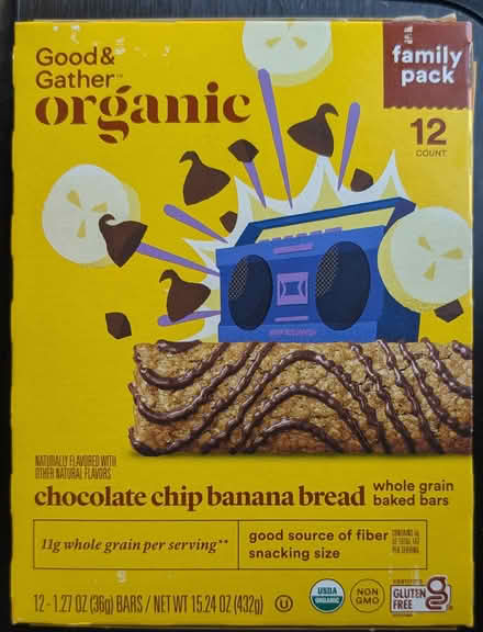 Photo of free Choc Chip Banana Bread snack bars (Santa Clara near Great America) #1