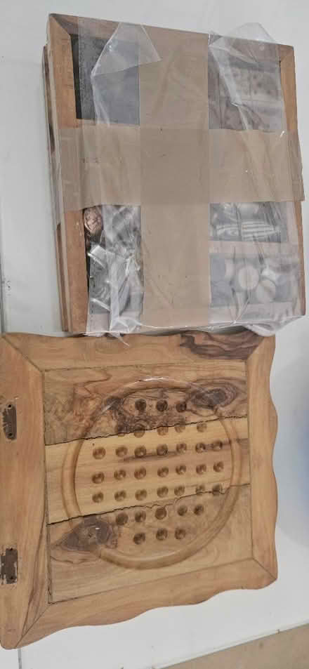 Photo of free Wooden chess and solitaire set (Hook RG27) #1
