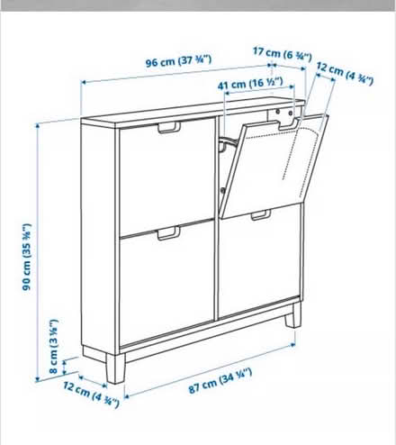 Photo of free White IKEA Shoe Cabinet (Hollywood/Los Feliz) #4