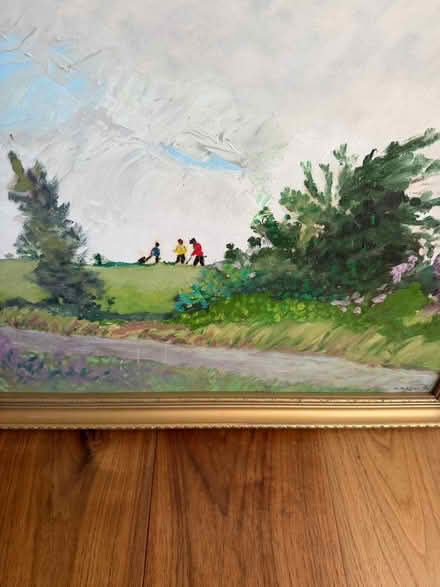 Photo of free Oil painting “Haldon Moor” (Old Road OX3) #4