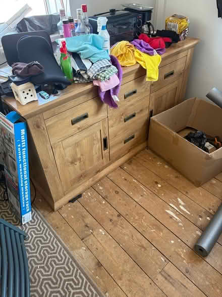 Photo of free Large wood sideboard (Paignton) #1