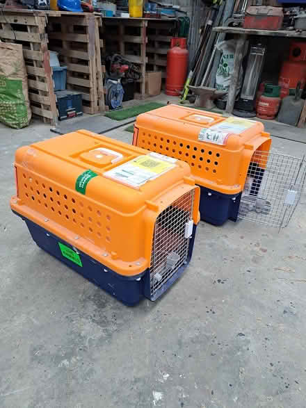 Photo of free Two animal travel carriers (Harden Moor BD21) #1