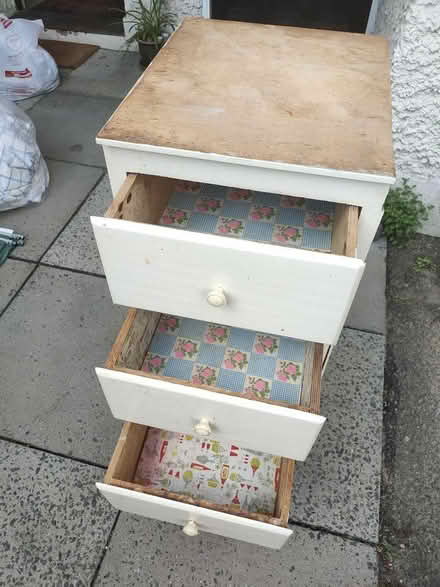 Photo of free hite 1940s/50s slim wooden drawers (Leatherhead KT22) #1
