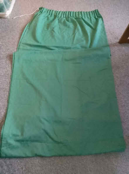 Photo of free Pair of green curtains (Stirling FK7) #1