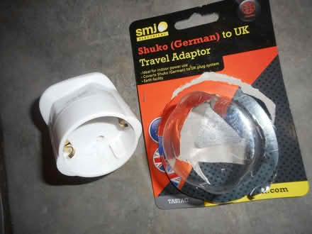 Photo of free Travel Adaptor German to UK New Unused (Bishop's Castle SY9) #1