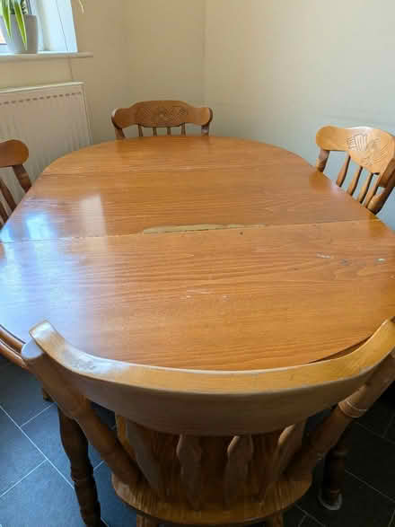 Photo of free Solid Hardwood Extending Table (Loughborough) #2