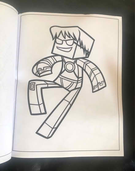 Photo of free Kiddies Minecraft Colouring Book. (Great Harwood BB6) #3