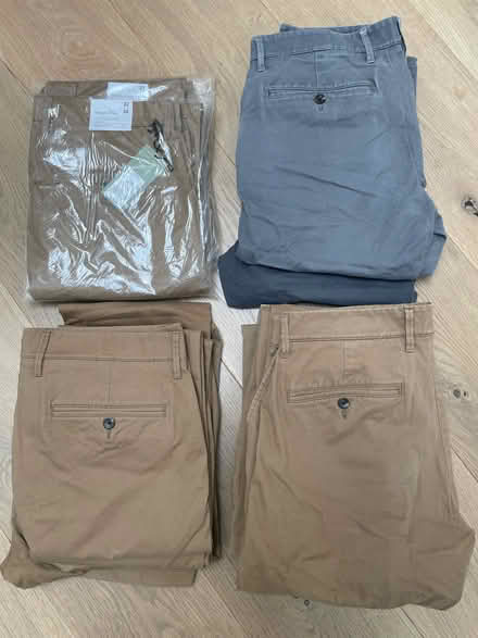 Photo of free 10 pr. men's chinos - 33" x 34" (Los Altos) #1