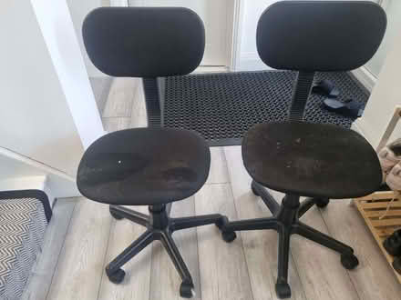 Photo of free 2 free desk chairs (Hillingdon UB10) #1