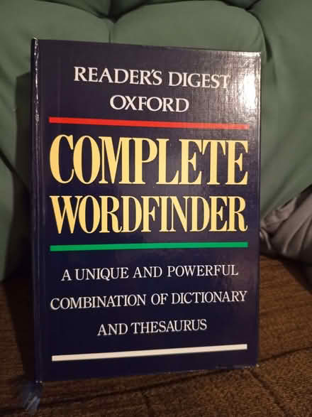 Photo of free Complete Wordfinder, 3" fat dictionary thesaurus (Boscombe BH5) #1