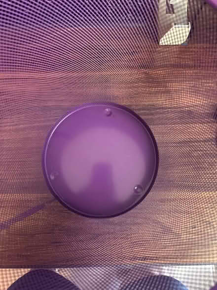 Photo of free Small Purple Metal Mesh Trash Can (Owings Mills,MD) #2