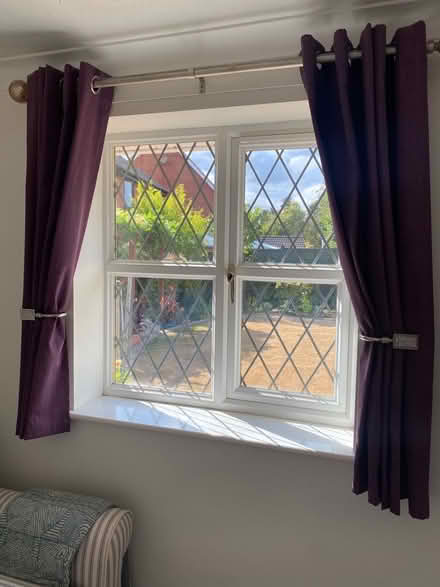 Photo of free Purple curtains (Cranham Gate GL3) #1