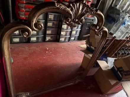 Photo of free Large gilt framed wall mirror (Madeley, Telford) #1