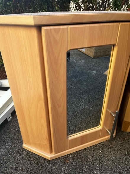 Photo of free Wooden cabinet with mirror (Gloucester GL4) #2