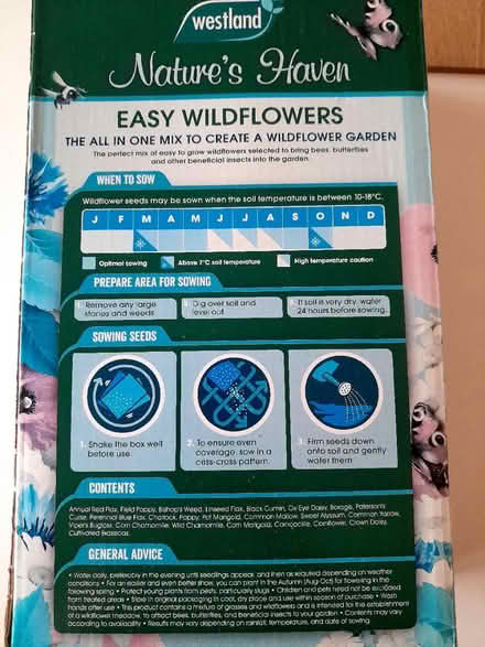 Photo of free Unopened Box of Wildflower Seed Mix (South Worle BS22) #3