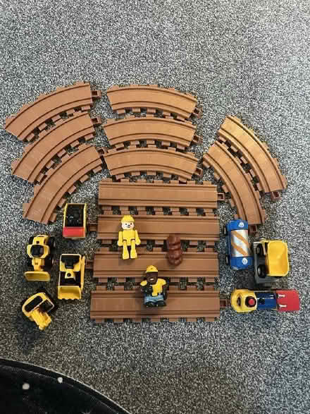Photo of CAT Building Crew Pre-school Express Train Set (Greenstead CO4) #1