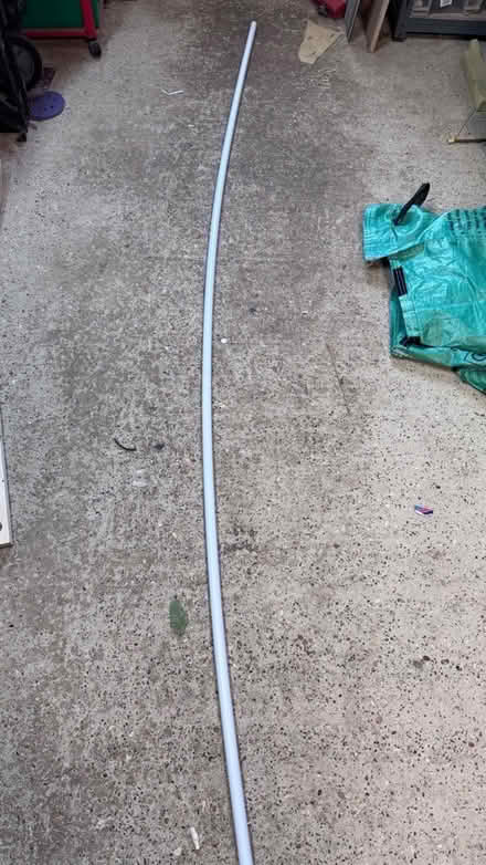 Photo of free 2.4m 22mm white plastic water pipe (Barkham RG41) #2