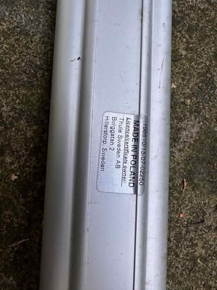 Photo of free Thule Roof Bar (the bar only) (EH4 Craigleith) #2