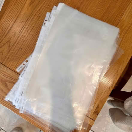 Photo of free A4 plastic pockets for folders. (Chipping Norton OX7) #1