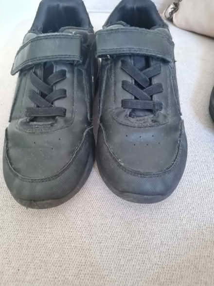 Photo of free Boys Black school trainers size 2 (NG15) #1