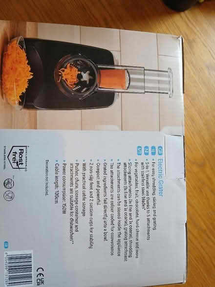 Photo of free Electric grater (Parkhead EH11) #3