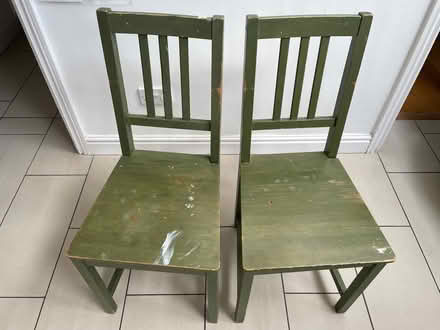 Photo of free Dining chairs - green (Cambridge CB1) #1
