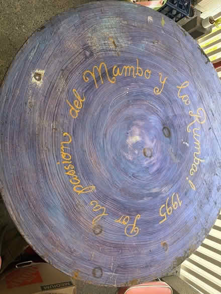 Photo of free Rustic round wooden table (San Anselmo) #2
