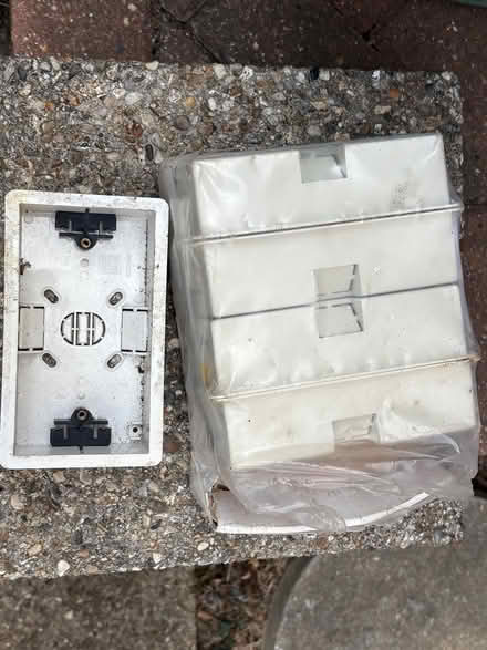 Photo of free Double plug boxes (Near Blackmore CM15) #2