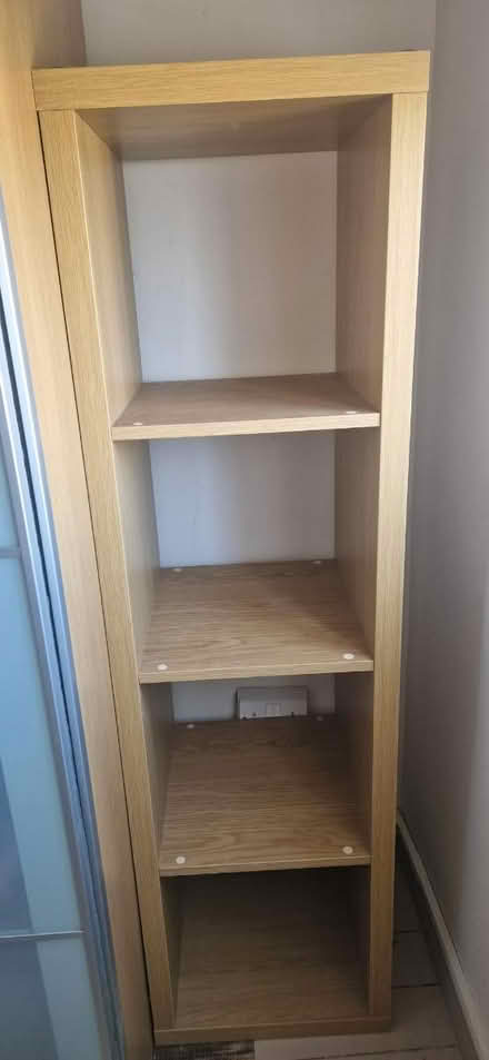 Photo of free Ikea Wooden Shelving Unit (spondon DE21) #1