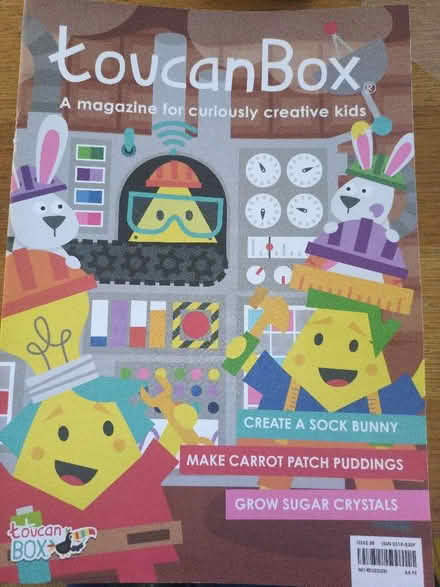 Photo of free 13 toucan box art and craft kids magazines (only) (Buckstone EH10) #1