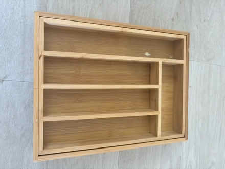 Photo of free Expandable bamboo cutlery tray (Fontwell BN18) #2