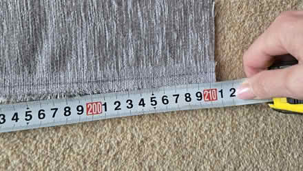 Photo of free Offcut of textured grey velvet material (Townsend AL3) #2