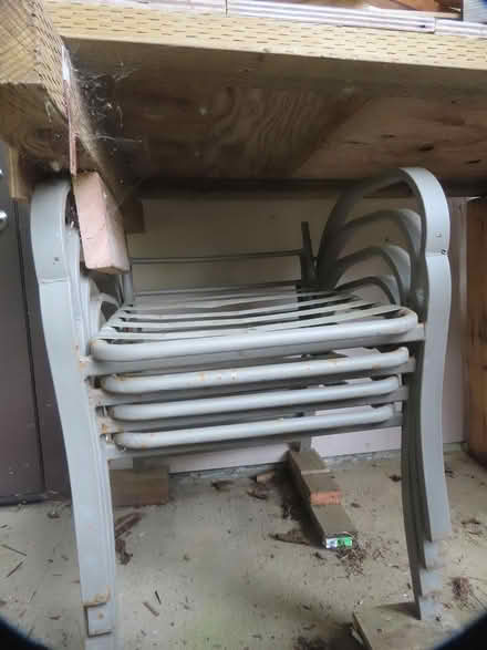 Photo of free 4 patio chairs (west of Blue Lake) #1