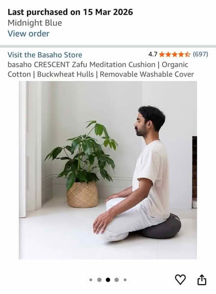 Photo of free Meditation Cushion (St John’s Wood NW8) #4