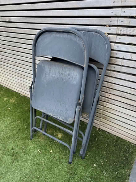 Photo of free 4 Metal chairs (Fulham SW6) #2