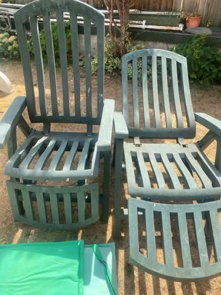 Photo of free Two Garden Chairs (Abbey Wood SE2) #1