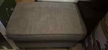 Photo of free Grey Foot stool/single sitting (Shirley, Croydon) #1