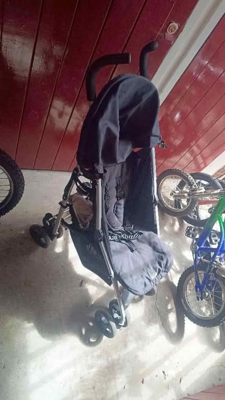 Photo of free Black Joie pushchair in good condition. (Cann Hall E11) #1